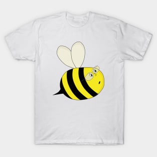 A Cute Chubby Bee Wearing Glasses T-Shirt